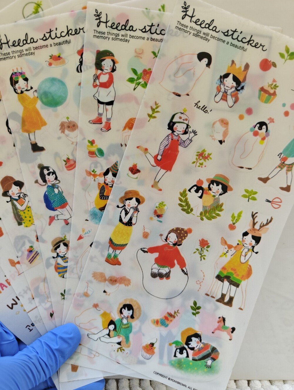 40 Pc JAPANESE JOURNALING STICKER SHEETS - Picture 5 of 12